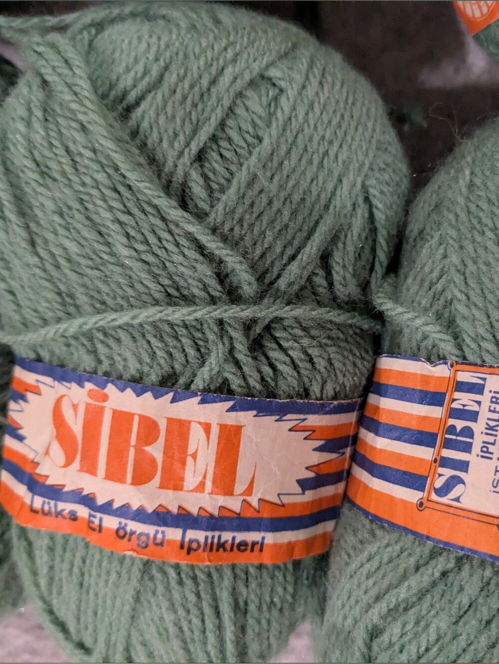 Skeins of Green Yarn - Soft Sage Green - Picture 3 of 3
